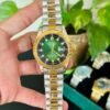 Rolex Datejust Style Two-Tone Watch - Green Dial watch for men